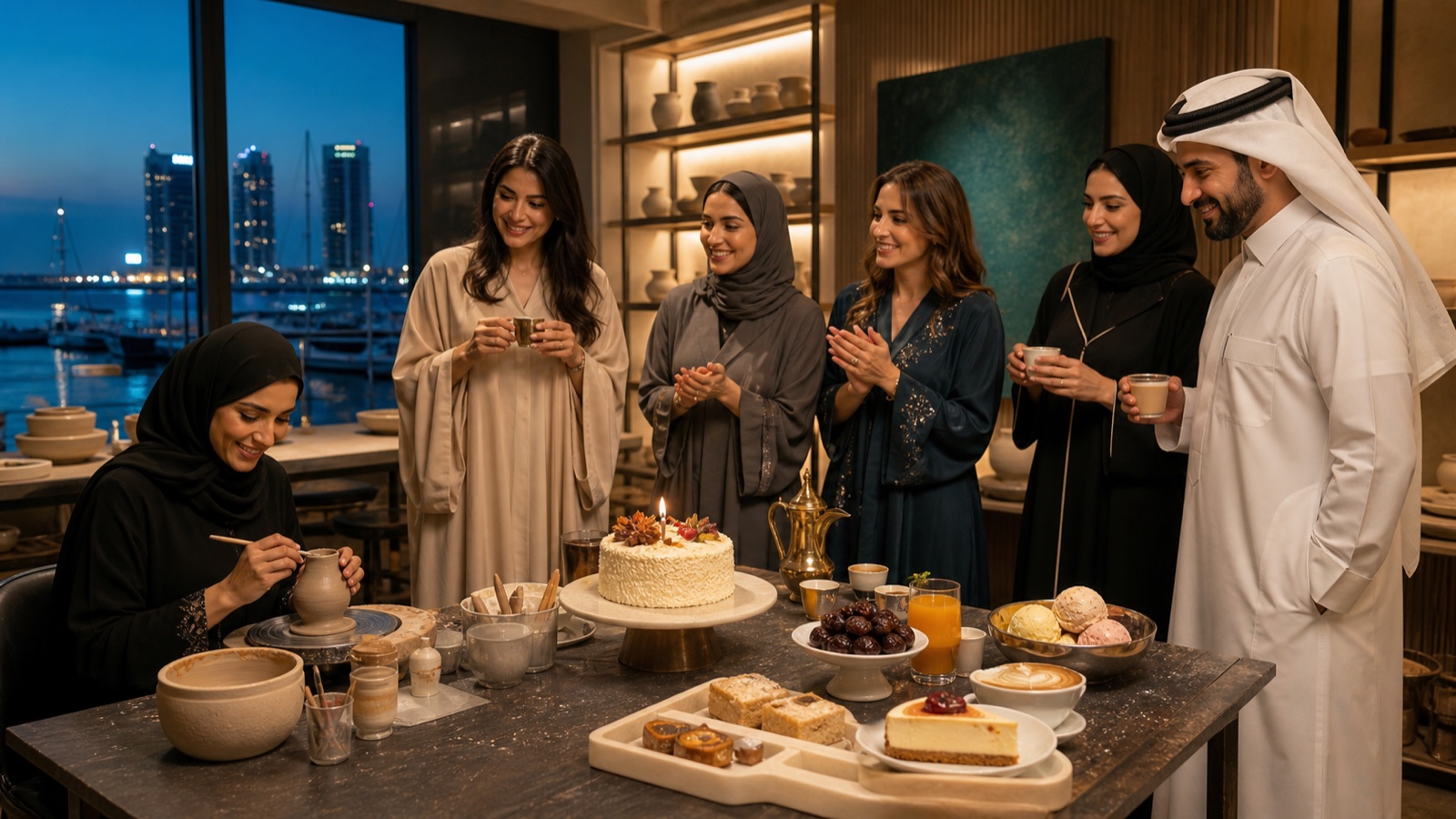 احتفال عيد ميلاد فني للكبار في AYADI Arts Center