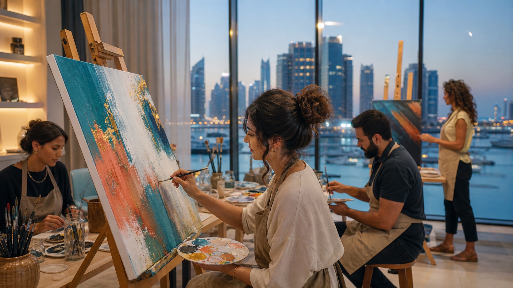تجربة الرسم في AYADI
